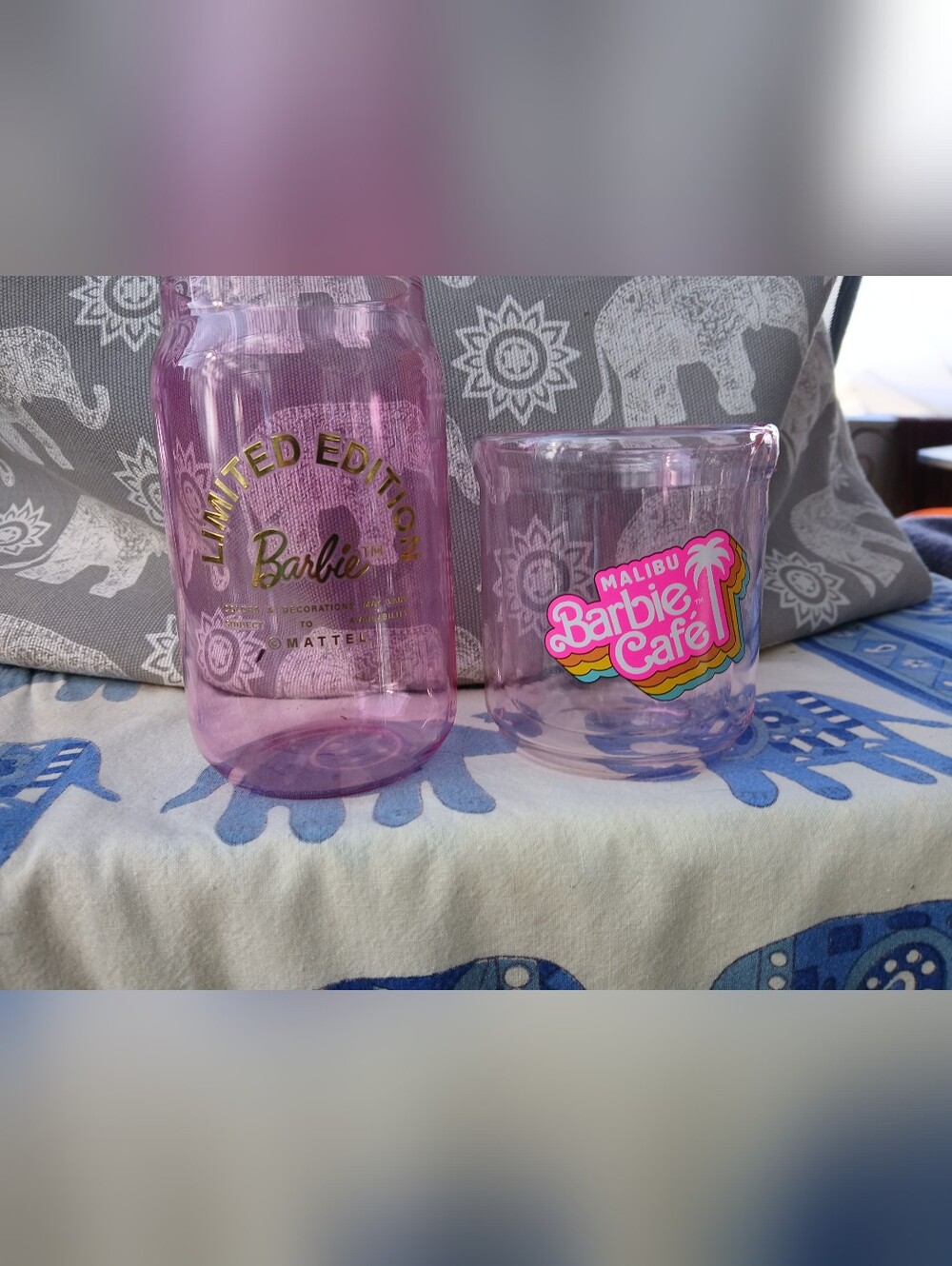Barbie Pink Limited Edition Malibu Café Bath & Body Bottles